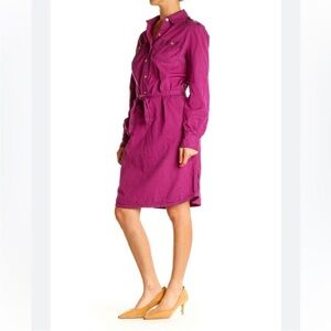 Tory Burch Purple Button Down Dress~Size 4